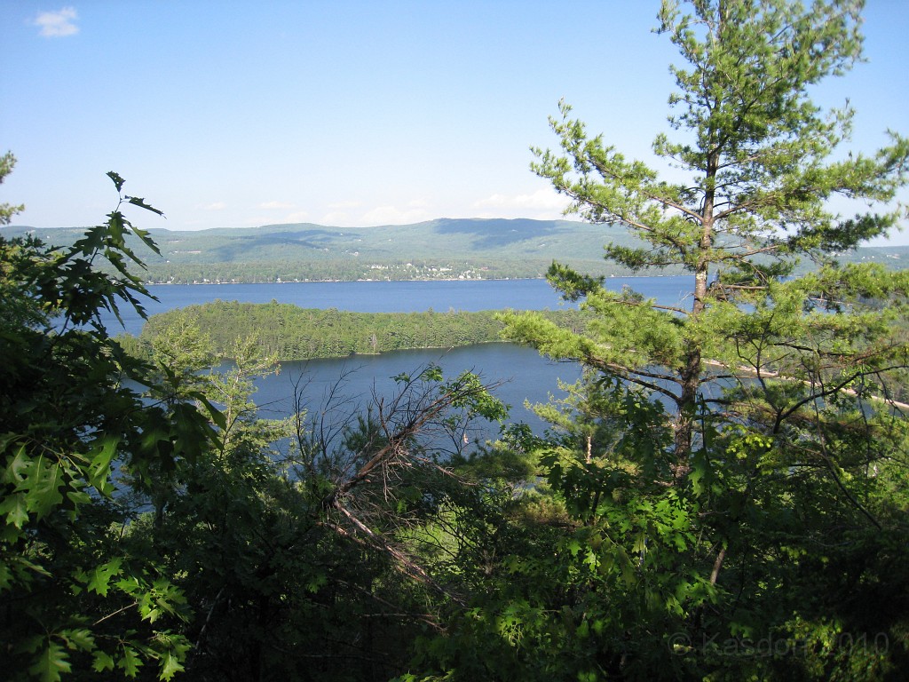 Elwell Trail NH 2010 105.jpg - Great views of Newfound Lake from the top of Big Sugarloaf.